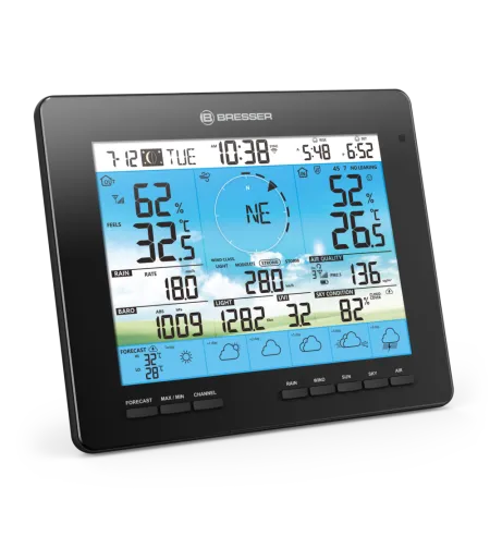 BRESSER 7-in-1 solar 6-day 4CAST PRO Wi-Fi Weather Centre