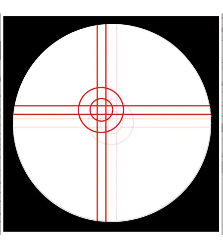 Omegon Illuminated crosshair eyepiece, Plössl 9mm