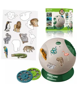 FREEK VONK x BRESSER vaikiškas projektorius su lipdukais