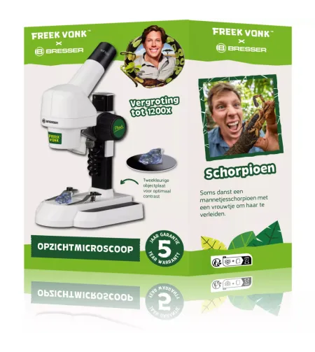 FREEK VONK x BRESSER krintančios šviesos mikroskopas