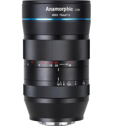 Sirui Anamorphic Lens 1,33x 75mm f/1.8 EF-M Mount