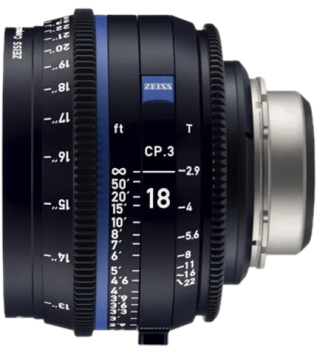 Zeiss Compact Prime CP.3 18mm T2.9 Canon EF