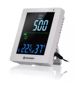 BRESSER CO² Air Quality Monitor Smile white