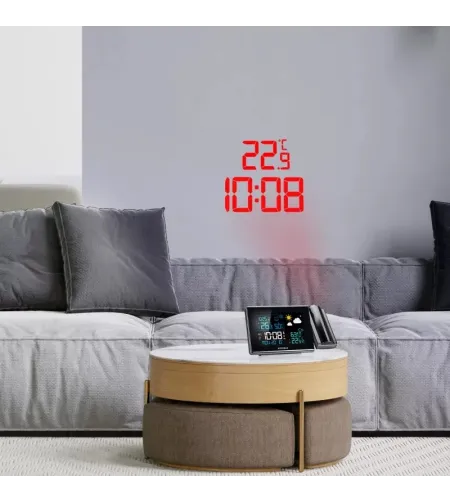 KIENZLE mājas meteoroloģiskā stacija ar projekciju