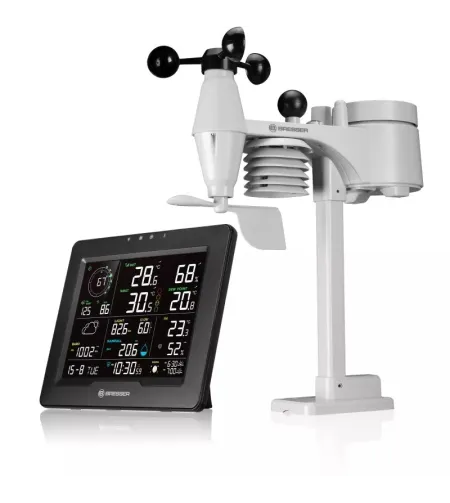 BRESSER 8-in-1 WiFi Weather Station with Heat Stress Index Sahara TB