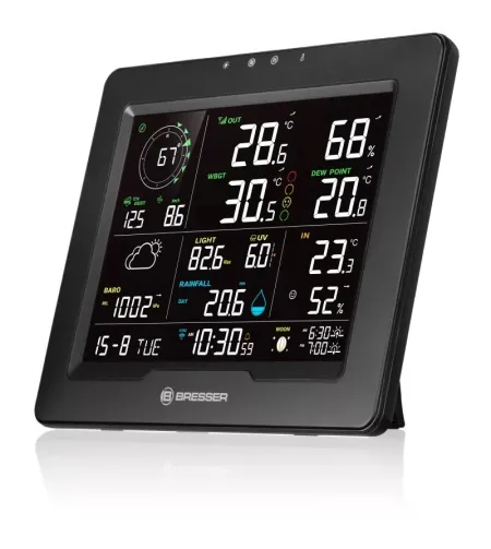 BRESSER 8-in-1 WiFi Weather Station with Heat Stress Index Sahara TB