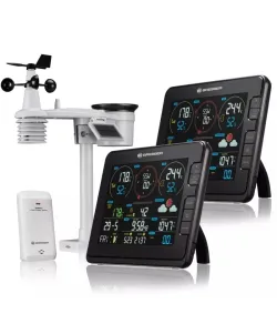 BRESSER Professional 7-in-1 Wi-Fi Weather Station with Additional Base Station