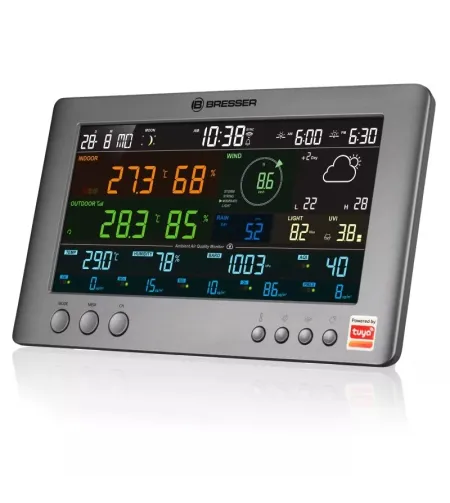 BRESSER Professional Tuya Smart Weather Station with 7-in-1 Sensor