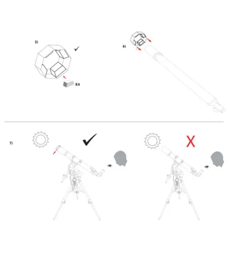 Saules filtrs 60-80mm teleskopiem,  Sun Catcher, EXPLORE SCIENTIFIC