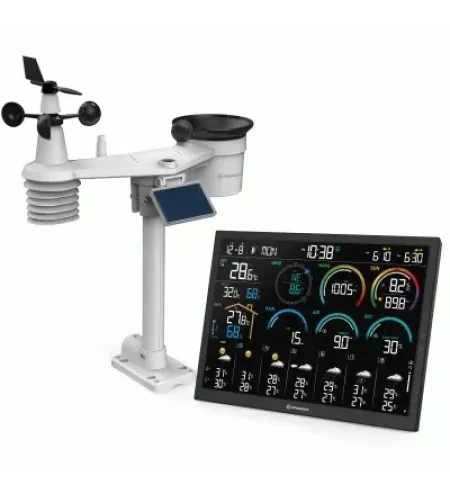 BRESSER 4CAST 18,5" WiFi Home Weather Station with 8-in-1 Sensor
