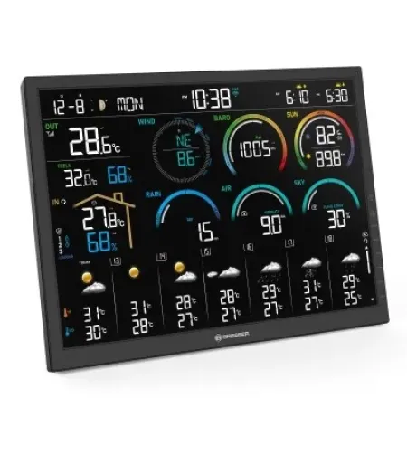 BRESSER 4CAST 18,5" WiFi Home Weather Station with 8-in-1 Sensor