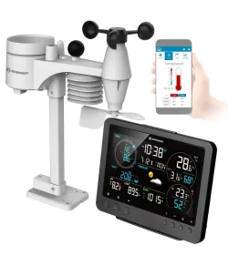 BRESSER 8-in-1 Wi-Fi Professional Home Weather Station Bise