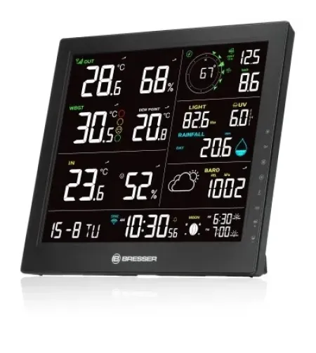 BRESSER 8-in-1 MeteoTemp JW Wi-Fi Home Weather Station