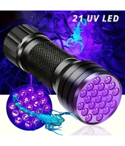 21 LED UV žibintuvėliai