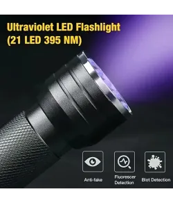 21 LED UV žibintuvėliai