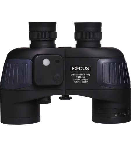 Ūdensizturīgs binoklis ar kompasu Focus Aquafloat 7x50