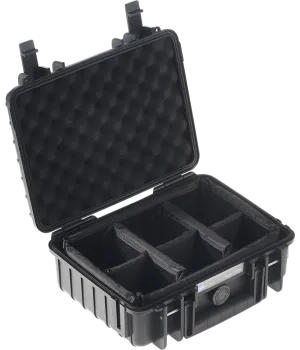 BW Outdoor Cases Type 1000 BLK RPD (divider system)