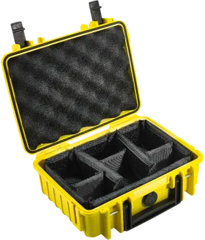 BW Outdoor Cases Type 1000 YEL RPD (divider system)