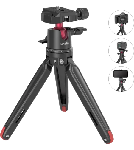 SmallRig 2664 Tabletop Minitripod with Panoramic Ballhead