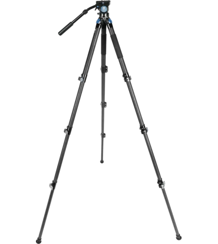 Sirui Carbon Fiber Tripod Kit with VideoHead L-324F + VH-10