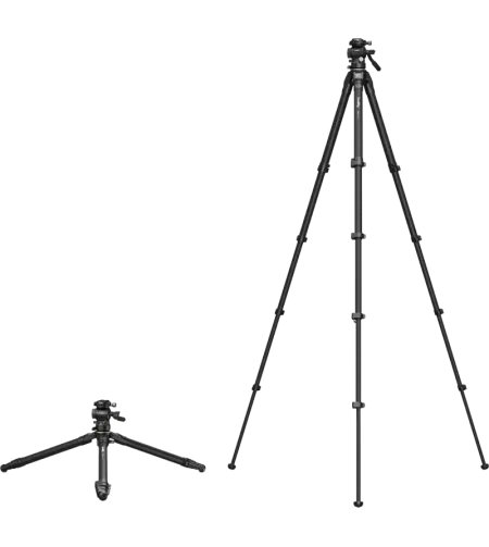SmallRig 5028 Portable Carbon Fiber Travel Tripod Kit