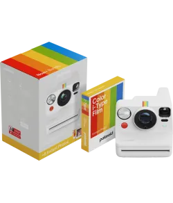 Polaroid Now+ Gen 3 White Bundle with Color Film (8 photos)