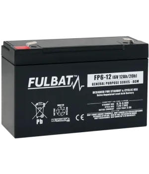 FULBAT AGM- FP 6V-12Ah Battery